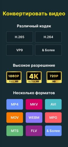 Видео конвертер, компрессор для iOS — скриншот 2