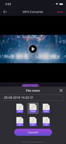 Video to MP3 — MP3 Converter для iOS — скриншот 3