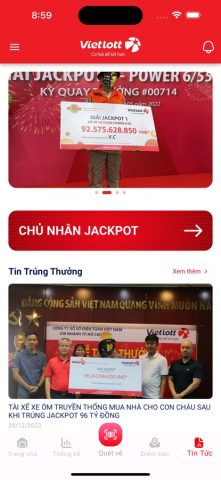 Vietlott для iOS — скриншот 3