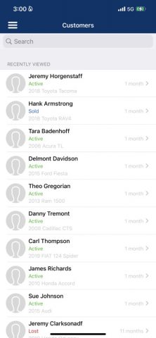 VinSolutions для iOS — скриншот 1