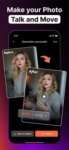 Virbo-AI Видео & AI Генератор для iOS — скриншот 2