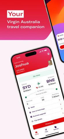 Virgin Australia для iOS — скриншот 1