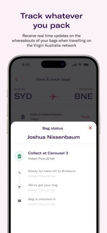 Virgin Australia для iOS — скриншот 5