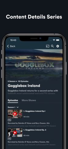 Virgin Media Play для iOS — скриншот 5