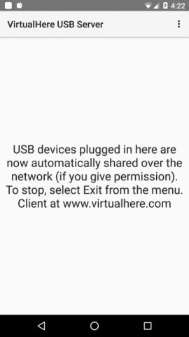 VirtualHere USB Server для Android — скриншот 1