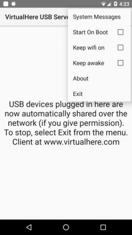 VirtualHere USB Server для Android — скриншот 2