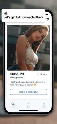 Виртуальная Девушка: Чат ИИ для iOS — скриншот 2