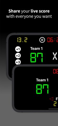 Virtual Scoreboard: Табло Счёт для iOS — скриншот 5