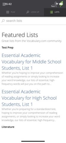 Vocabulary.com для iOS — скриншот 3