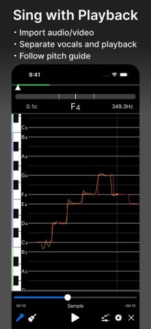 VocalTuner для iOS — скриншот 3