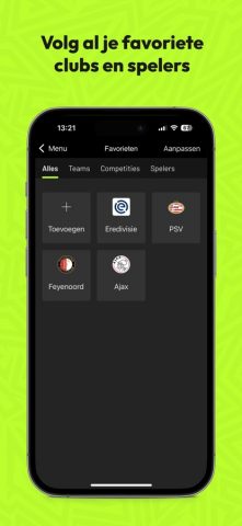Voetbalzone — Nieuws & Stats для iOS — скриншот 3