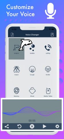 Voice Changer ‘ для iOS — скриншот 3