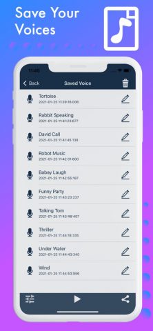 Voice Changer ‘ для iOS — скриншот 5