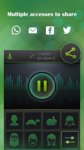 Voice Changer, Sound Recorder для iOS — скриншот 4