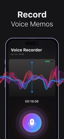 Voice Recorder: AI Note Taker для iOS — скриншот 1