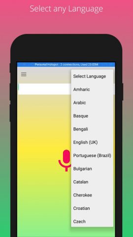 Voice Search для Android — скриншот 1