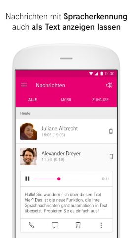 Voicemail для Android — скриншот 2