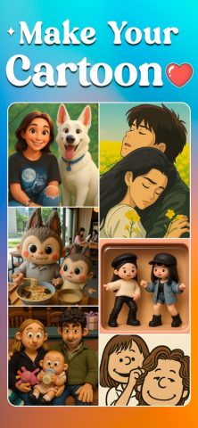 Voilà AI Artist Cartoon Filter для iOS — скриншот 1