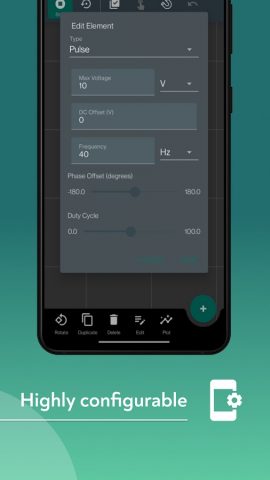 VoltSim — circuit simulator для Android — скриншот 3