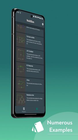 VoltSim — circuit simulator для Android — скриншот 4