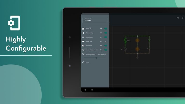 VoltSim — circuit simulator для Android — скриншот 5