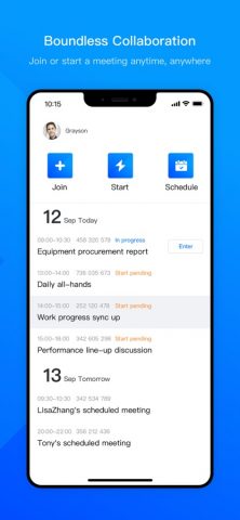 VooV Meeting для iOS — скриншот 1