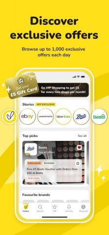 VoucherCodes для Android — скриншот 1