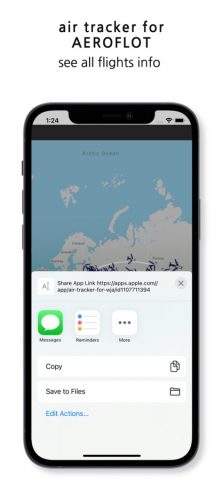 Воздуха трекер для Аэрофлота для iOS — скриншот 5