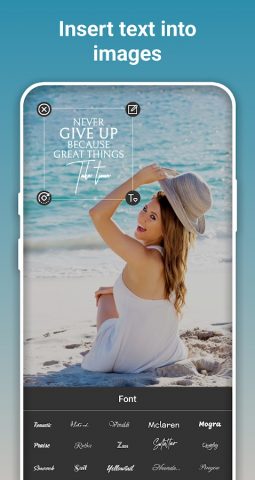 Вставка текста в видео для Android — скриншот 2