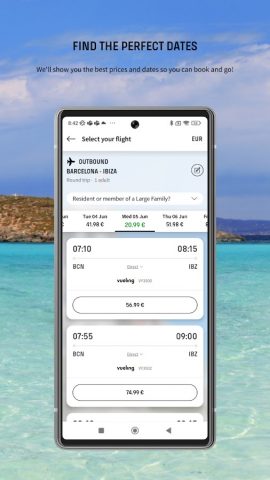 Vueling — Cheap Flights для Android — скриншот 4