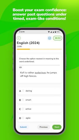 WAEC Past Questions & Answers для Android — скриншот 3