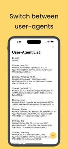 WAS: User-Agent Switcher для iOS — скриншот 2