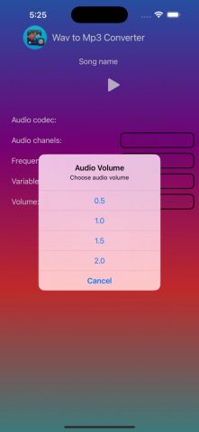 WAV to MP3 Converter для iOS — скриншот 4
