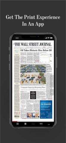 WSJ Print Edition для iOS — скриншот 1