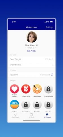 WW Tracker Scale by Conair для iOS — скриншот 5