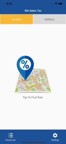 Wa Sales Tax для iOS — скриншот 1
