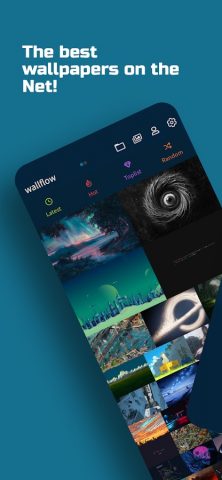 Wallflow: Wallhaven Wallpapers для Android — скриншот 1