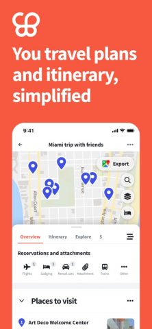 Wanderlog — Travel Planner для iOS — скриншот 1