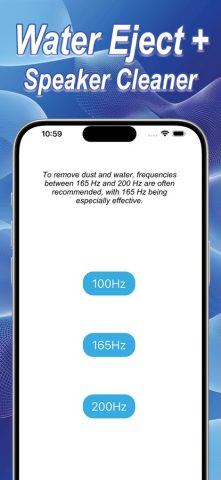Water Eject + Speaker Cleaner для iOS — скриншот 1