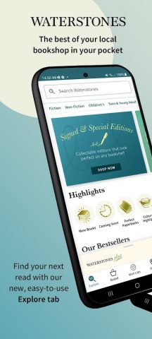 Waterstones для Android — скриншот 1
