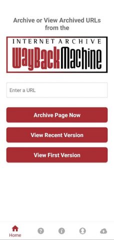 Wayback Machine для Android — скриншот 1