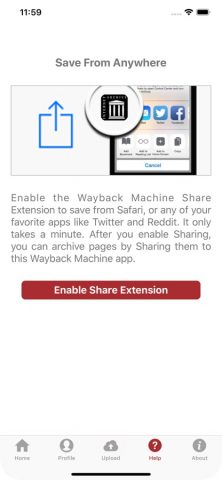 Wayback Machine для iOS — скриншот 5