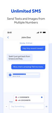WePhone: 2nd Phone &WiFi Calls для iOS — скриншот 2
