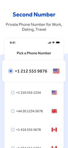WePhone: 2nd Phone &WiFi Calls для iOS — скриншот 3