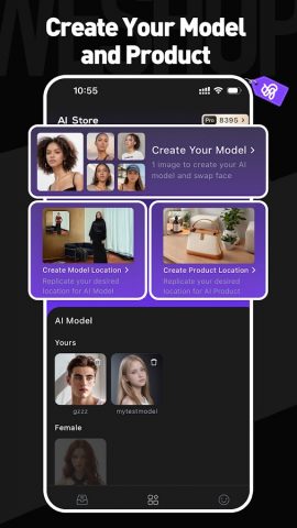 WeShop AI — Swap Face & BG для Android — скриншот 2