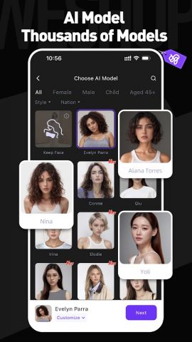 WeShop AI — Swap Face & BG для Android — скриншот 4