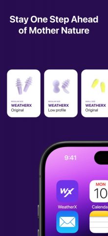 WeatherX Forecast для iOS — скриншот 1