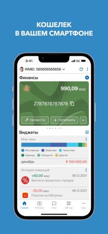 WebMoney Keeper для iOS — скриншот 1