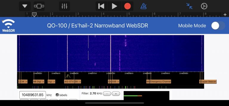 WebSDR для iOS — скриншот 2