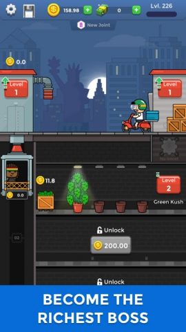 Weed Factory Idle для Android — скриншот 1